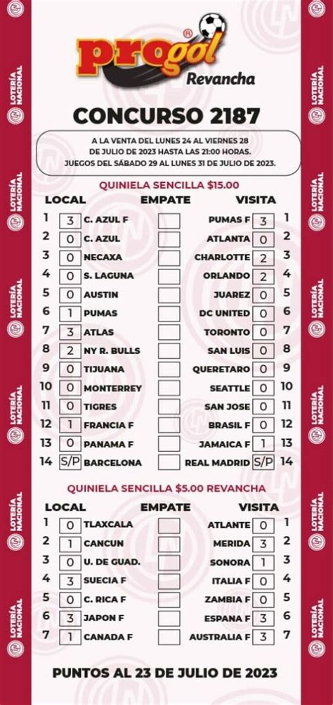 progol quiniela posible|Quiniela Posible .